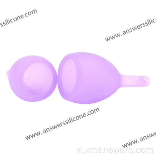 Phụ nữ chăm sóc sức khỏe y tế cấp silicone cốc nguyệt san